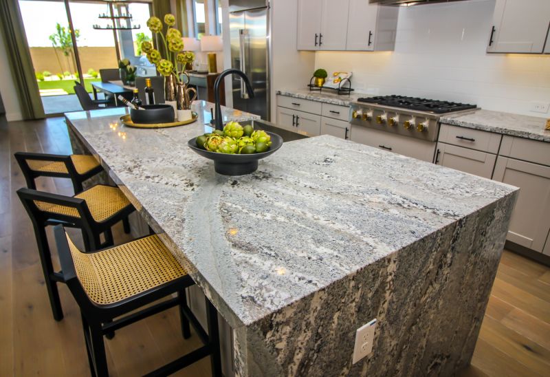 Kitchen with Granite Countertops